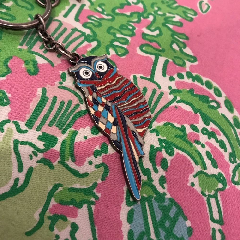 Sakroots Bohemian Owl & Tassel Key chain - Picture 2 of 4